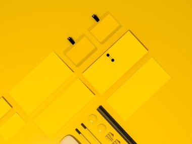 mockup iş şablonu. 
