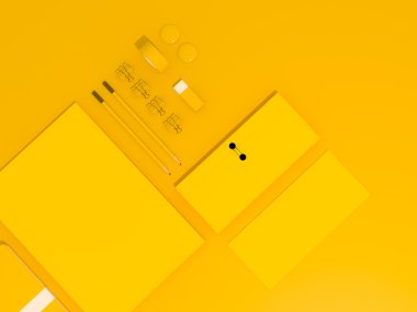 mockup iş şablonu. 