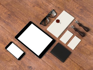 mockup iş şablonu. 