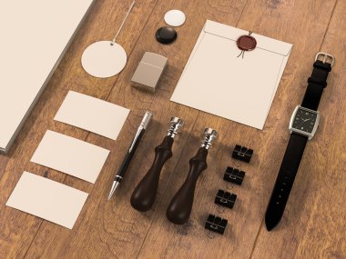 mockup iş şablonu. 