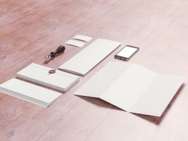 mockup iş şablonu. 