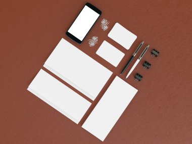 mockup iş şablonu. 