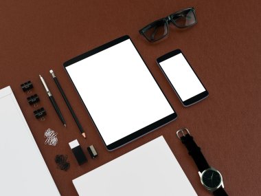 mockup iş şablonu. 