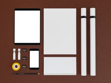 mockup iş şablonu. 