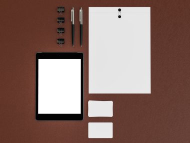 mockup iş şablonu. 