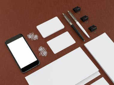 mockup iş şablonu. 