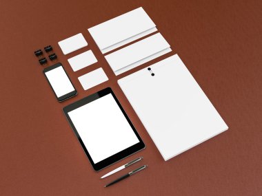 mockup iş şablonu. 