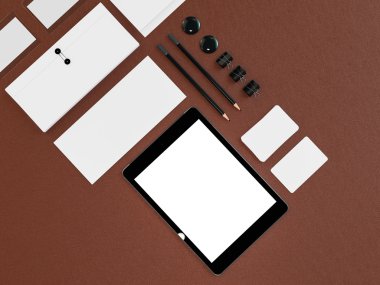 mockup iş şablonu. 