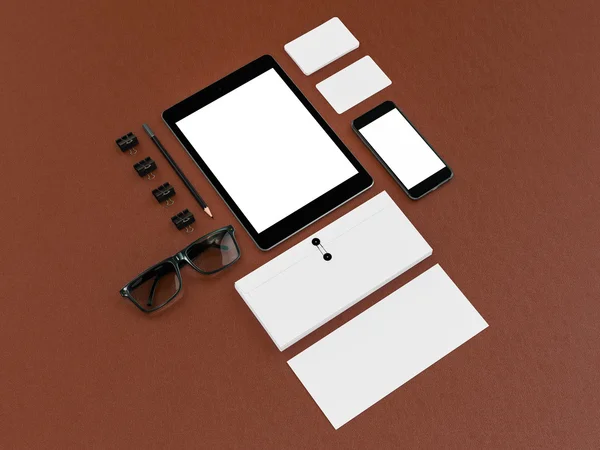 Mockup business template. — Stock Photo, Image