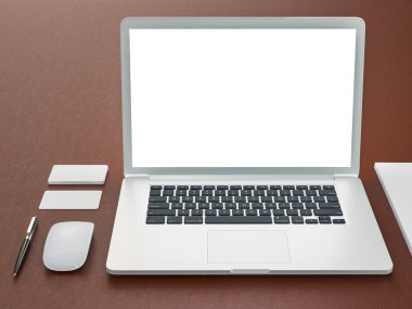 mockup iş şablonu. 