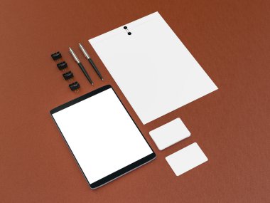 mockup iş şablonu. 