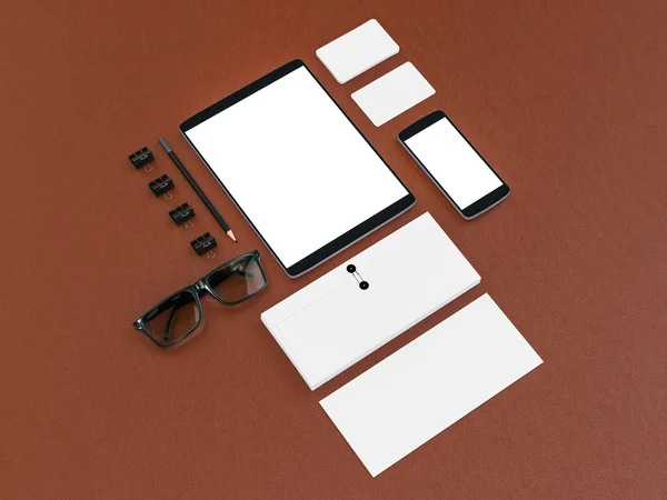 Mockup business template. — Stock Photo, Image