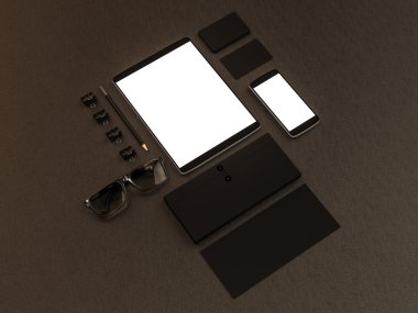 mockup iş şablonu. 