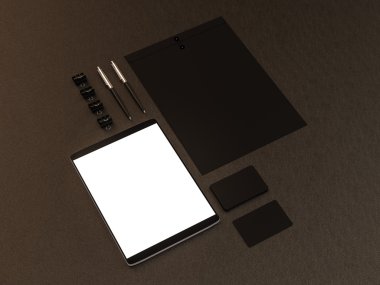 mockup iş şablonu. 