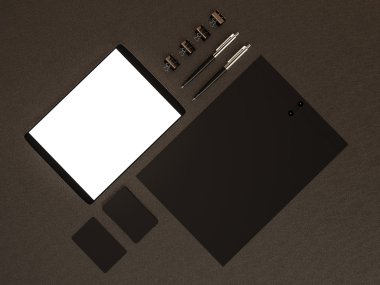 mockup iş şablonu. 