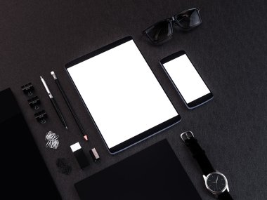mockup iş şablonu. 