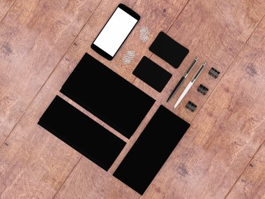 mockup iş şablonu. 