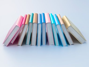 Boş renk kitap mockup şablonu