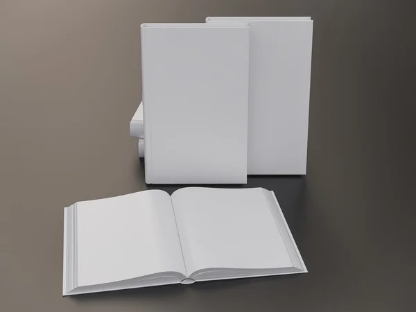 Empty book mockup template — Stock Photo, Image