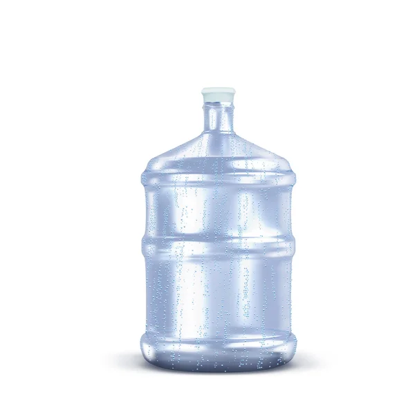 Plastová láhev koncept s zelené šipky z trávy. Recyklace koncepce — Stock fotografie
