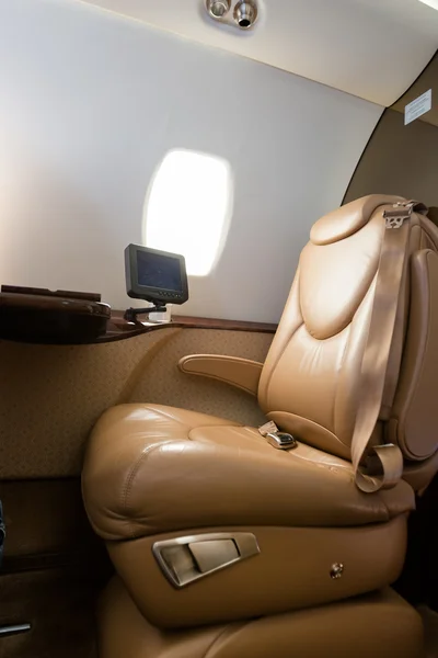 Interior of jet airplane — Stock Photo, Image