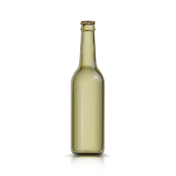 Bottle of beer  isolated on white background — Stock Photo, Image