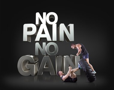 Atletik genç insanlar bir lastik siyah arka plan motivasyonel fitness öbekleri üzerinde kaldırma