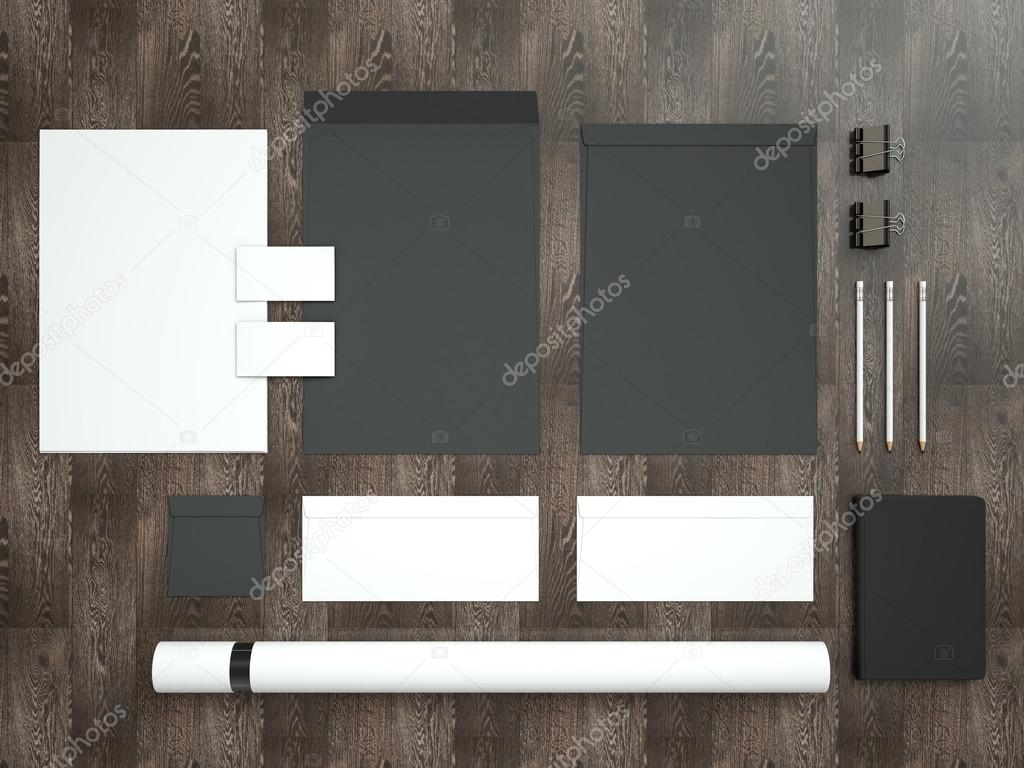 Mockup business template. Set of elements for branding identity