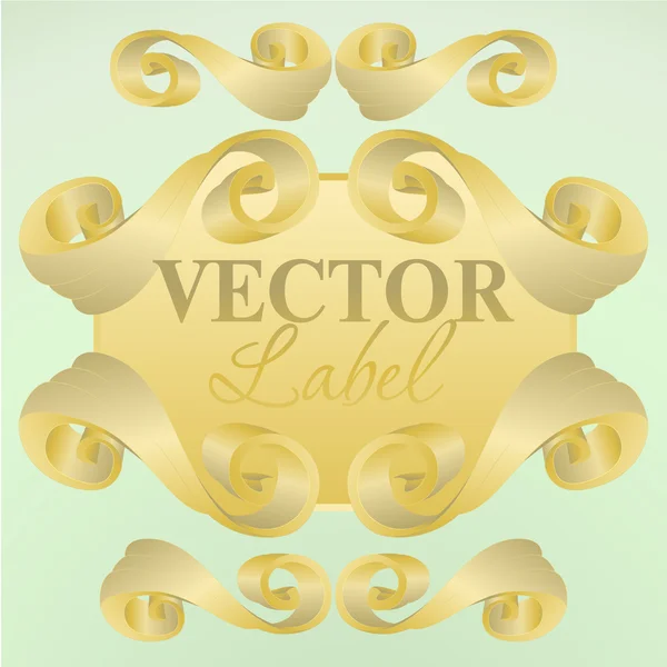 Vector Label line — Stock Vector