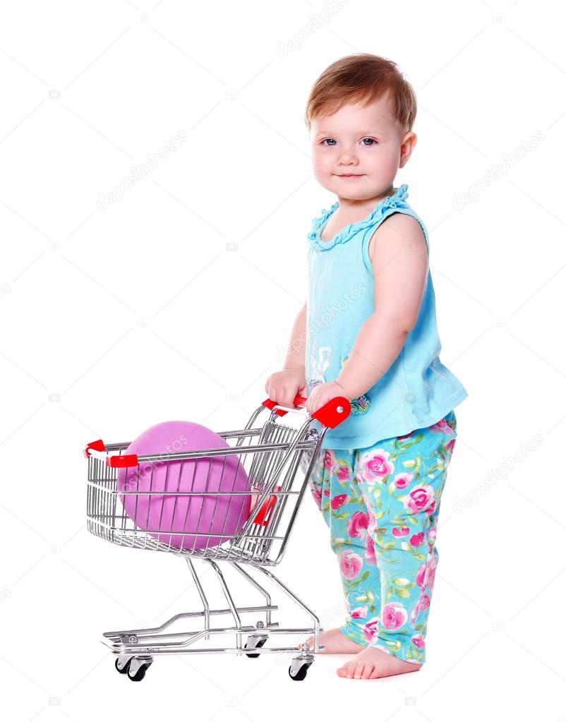 baby girl trolley