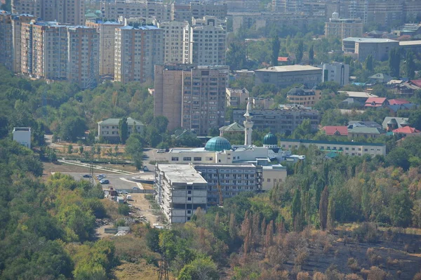 Алматы Казахстан 2012 Вид Город Жилые Коммерческие Офисные Здания Центральной — стоковое фото