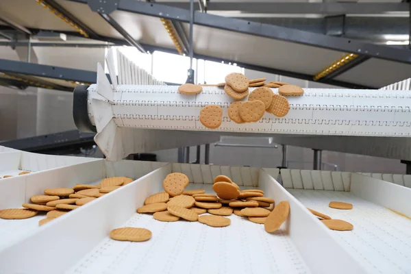 Shymkent Kazajstán 2020 Fábrica Confitería Rakhat Las Galletas Terminadas Enrollan —  Fotos de Stock