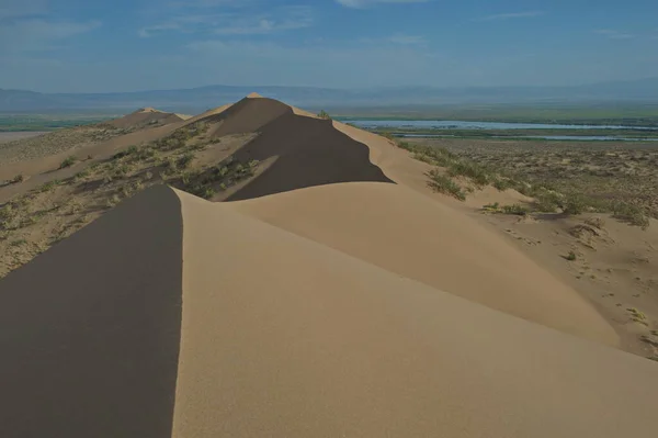 Almaty Kazakhstan 2013 Dune Chantante Une Montagne Sable Dans Réserve — Photo