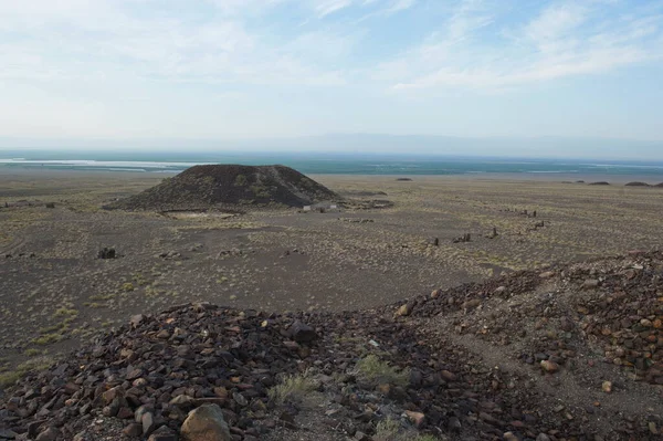Almaty Cazaquistão 2013 Old Mound Antigo Local Sepultamento Reserva Natural — Fotografia de Stock