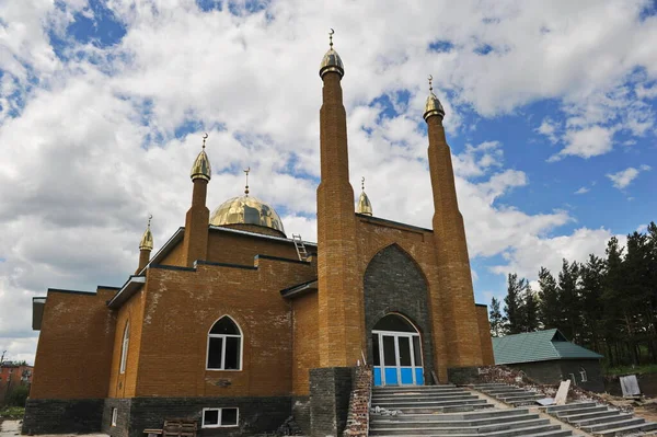 Ridder Kazakhstan 2013 Construction Mosque Central Part Small Town — Stock Photo, Image