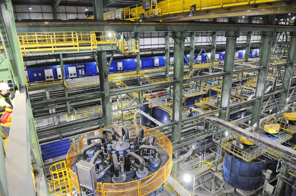 Pavlodar Region Kazakhstan 2015 Hall Technical Equipment Processing Sulfide Ore — 图库照片
