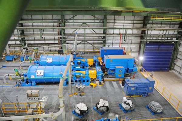 Pavlodar Region Kazakhstan 2015 Generators Pipes Sulfide Ore Copper Processing — 图库照片