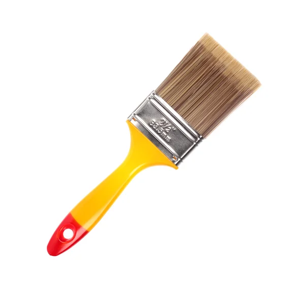 Paintbrush with synthetic bristles — Stock Photo, Image
