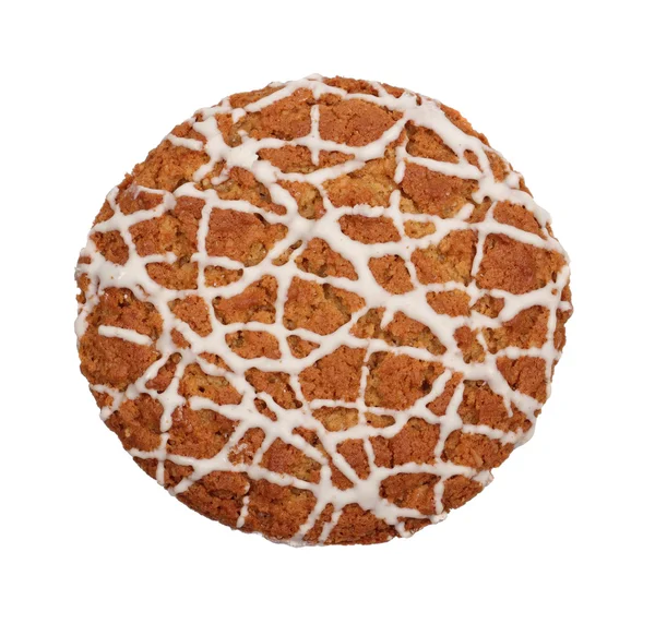 Havermout koekjes met glazuur — Stockfoto