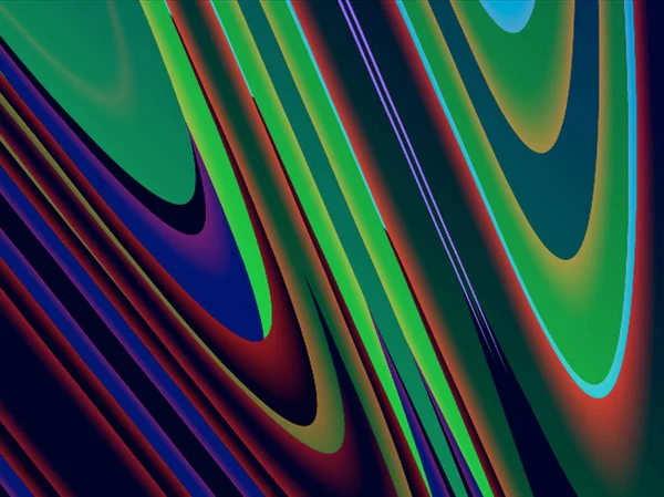 Publicidade Abstrata Multicolorido Moderno Futurista Espaço Curvatura Horizontal Design Estrutura — Fotografia de Stock