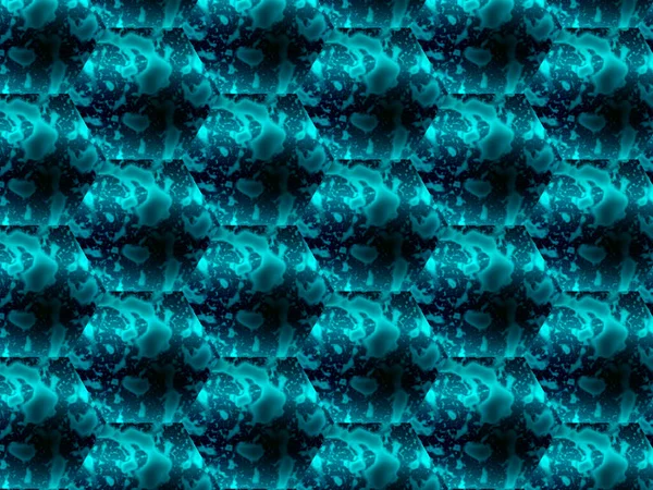 Fondo Abstracto Degradado Esmeralda Verde Azul Formas Fluorescentes Creativas Decorativas — Foto de Stock
