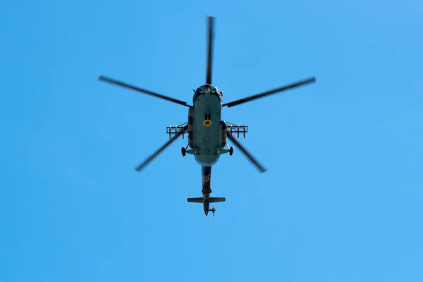Helicopter Armed Forces of Ukraine flew over the area