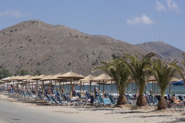 Georgioupolis beach üzerinde