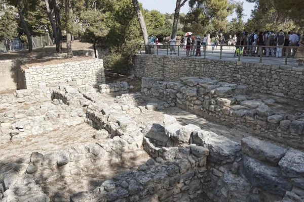 Ruines du palais Knossos, au sud d'Héraklion — Photo