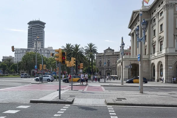 Portal de la Pau Square — Stockfoto