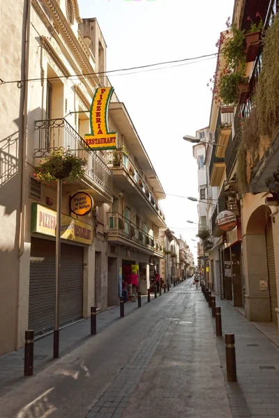 Streets of Calella — Stock Photo, Image