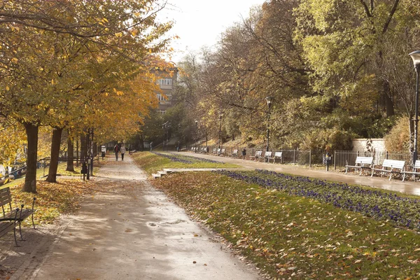 Hösten torget i Prag — Stockfoto