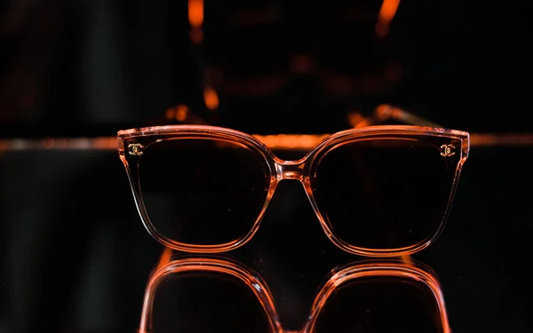 Gafas Moda Sobre Fondo Elegante — Foto de Stock