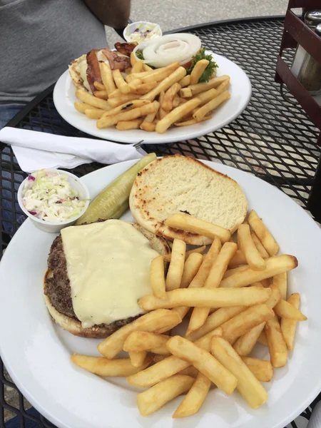 Hamburger, potraviny — Stock fotografie