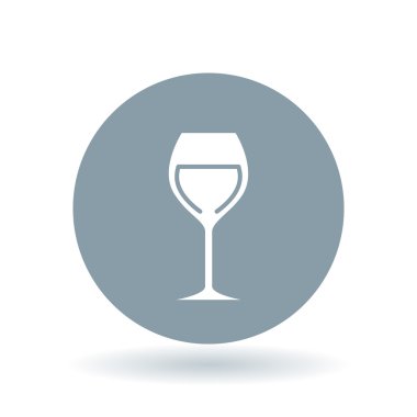 Wine glass icon. Wine tasting sign. Alcohol symbol. Vector illustration.